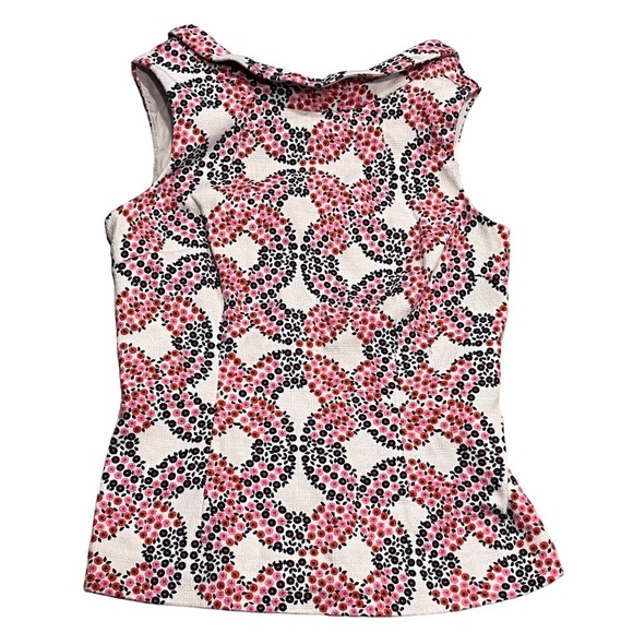 Boden Sleeveless Floral Martha Peplum Rollneck Top - Picture 9 of 13